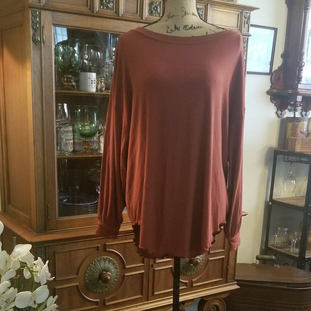Free People Shimmy Shake Top size XS Cowboy color - Picture 1 of 11